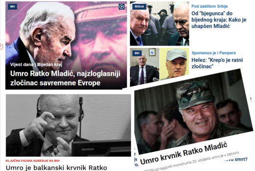 Kako su o Mladićevoj smrti izvijestili mediji