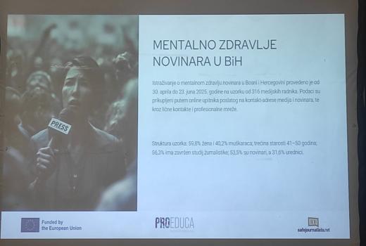 Mentalno zdravlje novinara u BiH
