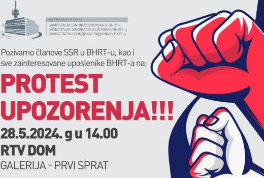Radnici BHRT-a za sutra najavili protest, ukida se i 15 emisija iz programa