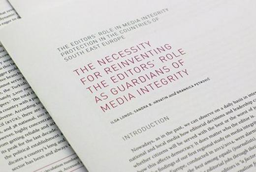 Uloga urednika u zaštiti medijskog integriteta u zemljama jugoistočne Europe