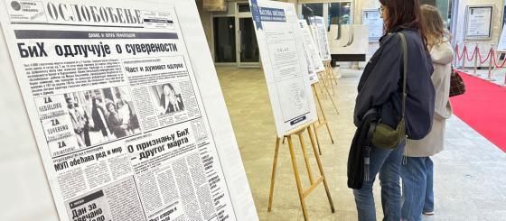 Infobiro i BKC: Izložba naslovnica o referendumu 1992.