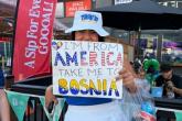 'I am from America / Take me to Bosnia!'