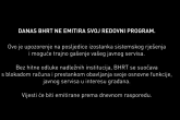 Privremeno prekinut program BHRT-a
