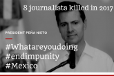 IFJ pokrenuo globalnu kampanju solidarnosti s novinarima u Meksiku