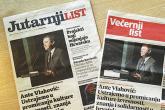 Hrvatska: Jutarnji i Večernji sa identičnim naslovnicama
