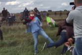 Mađarska novinarka otpuštena nakon snimka na kojem udara izbjeglice
