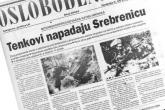 Nekoliko dana jula: medijski izvještaji o događajima u Srebrenici